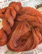 Load image into Gallery viewer, Superwash Merino Nylon Titanium Sock Yarn, 100g/3.5oz, Ginger Beer