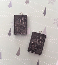 Load image into Gallery viewer, Miniature Book Charm Stitch Marker, A Christmas Carol, Charles Dickens inspired