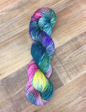 Load image into Gallery viewer, Superwash Merino Nylon Titanium Sock Yarn, 100g/3.5oz, Highway Unicorn