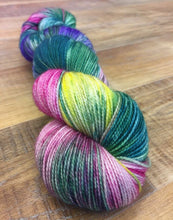 Load image into Gallery viewer, Superwash Merino Nylon Titanium Sock Yarn, 100g/3.5oz, Highway Unicorn