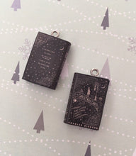 Load image into Gallery viewer, Miniature Book Charm Stitch Marker, A Christmas Carol, Charles Dickens inspired