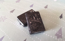 Load image into Gallery viewer, Miniature Book Charm Stitch Marker, A Christmas Carol, Charles Dickens inspired