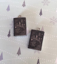 Load image into Gallery viewer, Miniature Book Charm Stitch Marker, A Christmas Carol, Charles Dickens inspired