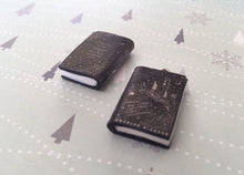 Load image into Gallery viewer, Miniature Book Charm Stitch Marker, A Christmas Carol, Charles Dickens inspired