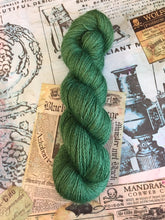 Load image into Gallery viewer, Non Superwash Wensleydale British Wool, 4 Ply Yarn, 100g/3.5oz, Glitter and Grease
