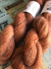 Load image into Gallery viewer, Superwash Kid Mohair Silk Lace Yarn, 50g, 420m, Ginger Beer