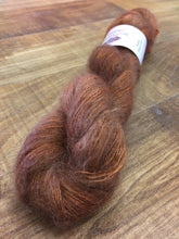 Load image into Gallery viewer, Superwash Kid Mohair Silk Lace Yarn, 50g, 420m, Ginger Beer