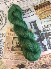 Load image into Gallery viewer, Non Superwash Wensleydale British Wool, 4 Ply Yarn, 100g/3.5oz, Glitter and Grease