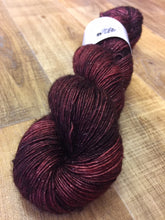 Load image into Gallery viewer, Superwash Merino Sparkle Single Ply Fingering Yarn, 100g/3.5oz, Judas
