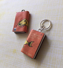 Load image into Gallery viewer, Miniature Book Charm Stitch Marker, The Hitchhiker’s Guide to the Galaxy, Douglas Adams inspired