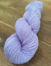 Load image into Gallery viewer, Superwash Bluefaced Leicester Nylon Ultimate Sock Yarn, 100g/3.5oz, Lady Susan, Lilac, Semi Solid