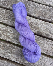 Load image into Gallery viewer, Superwash Bluefaced Leicester Nylon Ultimate Sock Yarn, 100g/3.5oz, Wallflower, Lilac, Semi Solid