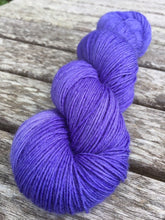Load image into Gallery viewer, Superwash Bluefaced Leicester Nylon Ultimate Sock Yarn, 100g/3.5oz, Serendipity, Hyacinth Purple