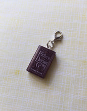 Load image into Gallery viewer, Miniature Book Charm Stitch Marker, The Picture of Dorian Gray, Oscar Wilde inspired