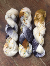 Load image into Gallery viewer, Superwash Bluefaced Leicester Nylon Ultimate Sock Yarn, 100g/3.5oz, Meetings Have Biscuits