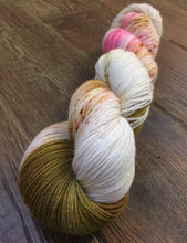 Load image into Gallery viewer, Superwash Bluefaced Leicester Nylon Ultimate Sock Yarn, 100g/3.5oz, Silly Heart