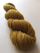 Load image into Gallery viewer, Superwash Bluefaced Leicester Nylon Ultimate Sock Yarn, 100g/3.5oz, Gold Rush