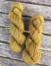 Load image into Gallery viewer, Non Superwash Bluefaced Leicester Gotland DK Light Worsted Yarn, 100g/3.5oz, Gold Rush