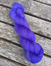 Load image into Gallery viewer, Superwash Bluefaced Leicester Nylon Ultimate Sock Yarn, 100g/3.5oz, Serendipity, Hyacinth Purple