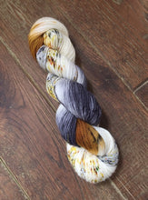 Load image into Gallery viewer, Superwash Bluefaced Leicester Nylon Ultimate Sock Yarn, 100g/3.5oz, Meetings Have Biscuits