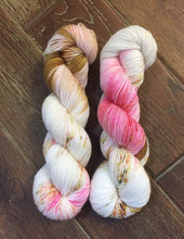 Load image into Gallery viewer, Superwash Merino Nylon Titanium Sock Yarn, 100g/3.5oz, Silly Heart