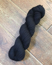Load image into Gallery viewer, Superwash BFL Nylon Ultimate Sock Yarn, 100g/3.5oz, Have You Seen This Wizard, Black Yarn