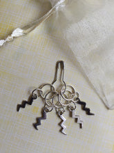 Load image into Gallery viewer, Set of 5 Lightning Bolt Stitch Markers