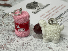 Load image into Gallery viewer, Wool Themed Progress Keeper Stitch Markers Set