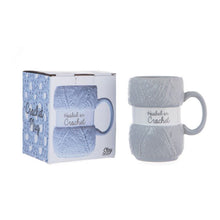 Load image into Gallery viewer, Crochet Mug, Hooked on Crochet