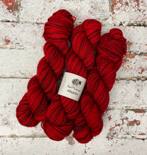Load image into Gallery viewer, Superwash Zebra Sock Yarn, 100g/3.5oz, Bloody Mary