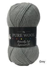 Load image into Gallery viewer, Cygnet Pure Wool Superwash DK, 50g