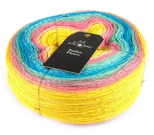 Load image into Gallery viewer, Schoppel-Wolle Zauber Flower, 150g Gradient Cakes