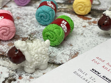 Load image into Gallery viewer, Wool Themed Progress Keeper Stitch Markers Set
