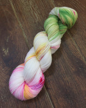 Load image into Gallery viewer, Superwash Merino Nylon Titanium Sock Yarn, 100g/3.5oz, Look at the Flowers