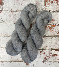 Load image into Gallery viewer, Superwash Merino Nylon Titanium Sock Yarn, 100g/3.5oz, Fade to Grey