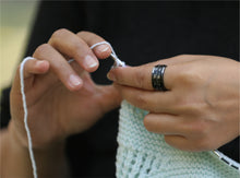 Load image into Gallery viewer, KnitPro Ring Row Counter, Rainbow and Black