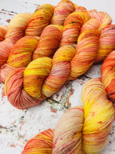 Load image into Gallery viewer, Superwash Bluefaced Leicester Nylon Ultimate Sock Yarn, 100g/3.5oz, That’s My Peach