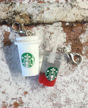 Load image into Gallery viewer, Frappuccino Iced Coffee Progress Keeper Stitch Markers Set