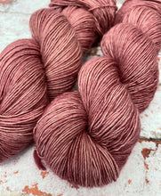 Load image into Gallery viewer, Superwash Merino Single Ply Fingering Yarn, 100g/3.5oz, Rosebud