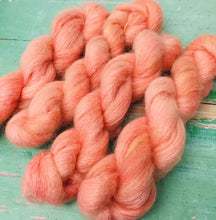 Load image into Gallery viewer, Superwash Kid Mohair Silk Lace Yarn, 50g, 420m, Peachy
