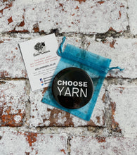 Load image into Gallery viewer, Choose Knitting, Yarn, Crochet Pocket Mirror, Pinback Badge, Fridge Magnet, 58mm