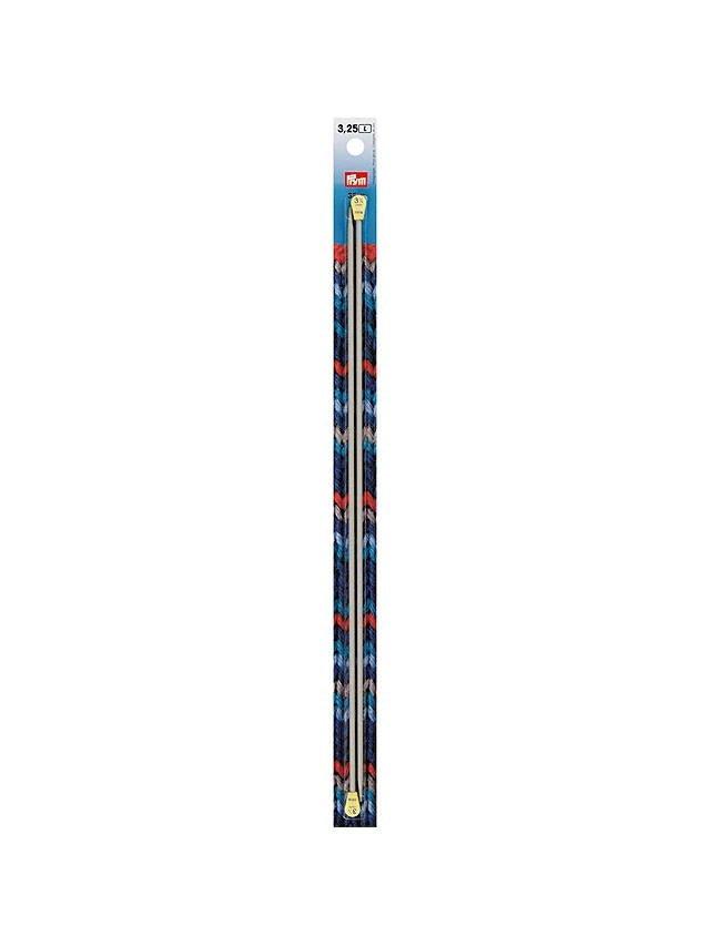 Prym Single Point Straight Knitting Needles, 2.0m-10mm, 30cm and 35cm