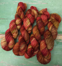 Load image into Gallery viewer, Superwash Silver Sparkle Sock Yarn, 100g/3.5oz, Piano Wire