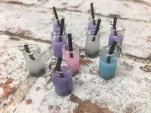 Load image into Gallery viewer, Bubble Tea Charm Progress Keeper Stitch Marker