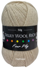 Load image into Gallery viewer, Cygnet Truly Wool Rich 4ply, 50g
