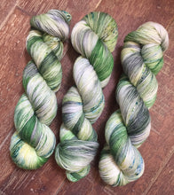 Load image into Gallery viewer, Superwash Merino Nylon Titanium Sock Yarn, 100g/3.5oz, Tell it to the Frogs