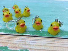 Load image into Gallery viewer, Rubber Duck Progress Keeper Stitch Marker