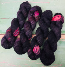 Load image into Gallery viewer, Superwash Silver Sparkle Sock Yarn, 100g/3.5oz, Eccentric Orbit