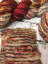 Load image into Gallery viewer, Superwash Zebra 4 Ply Fingering Yarn, 100g/3.5oz, Piano Wire