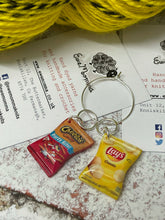 Load image into Gallery viewer, Potato Chips/Crisps Charm Progress Keeper Stitch Marker Set